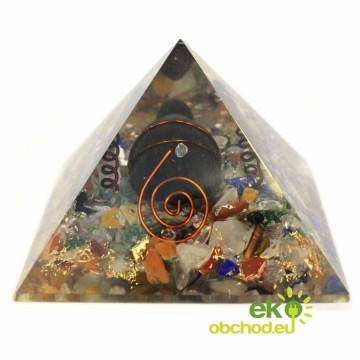 Orgonitová pyramída – korytnačka – 60 mm