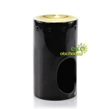 ASHLEIGH & BURWOOD keramická aromalampa BLACK & GOLD