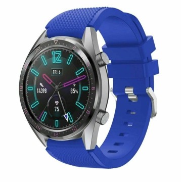 Silikónový remienok (šírka 22mm) – modrá – Samsung Gear S3 / Watch 46mm / Huawei Watch GT / Vantage