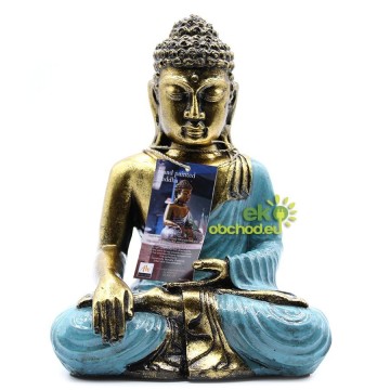 Buddha modro-zlatý – Veľký