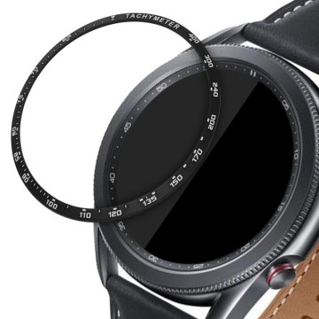 Rámček hodiniek (Bezel) pre Samsung Galaxy Watch 3 45mm – čierna